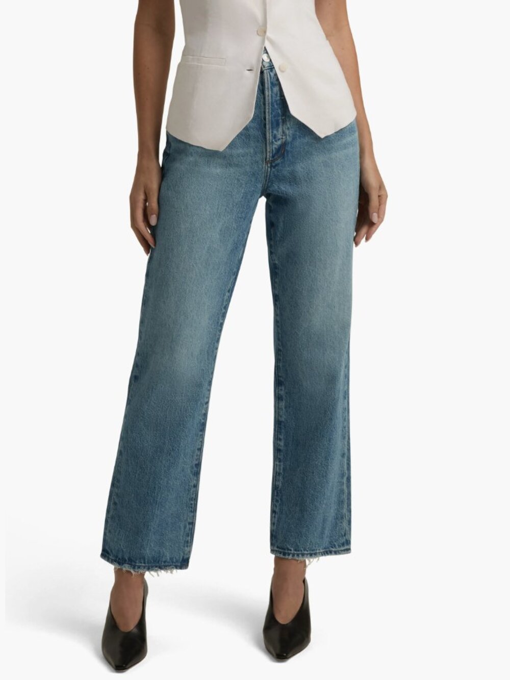 Favorite Daughter Otto High Waist Ankle Boyfriend Jeans - Picture 3 of 8